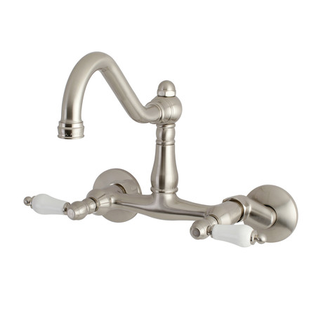 VINTAGE KS3228PL 6-Inch Adjustable Center Wall Mount Kitchen Faucet KS3228PL